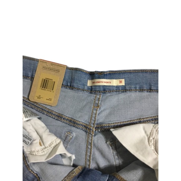 Levi Strauss Mid Length shorts NWT Size 31 - Picture 7 of 9
